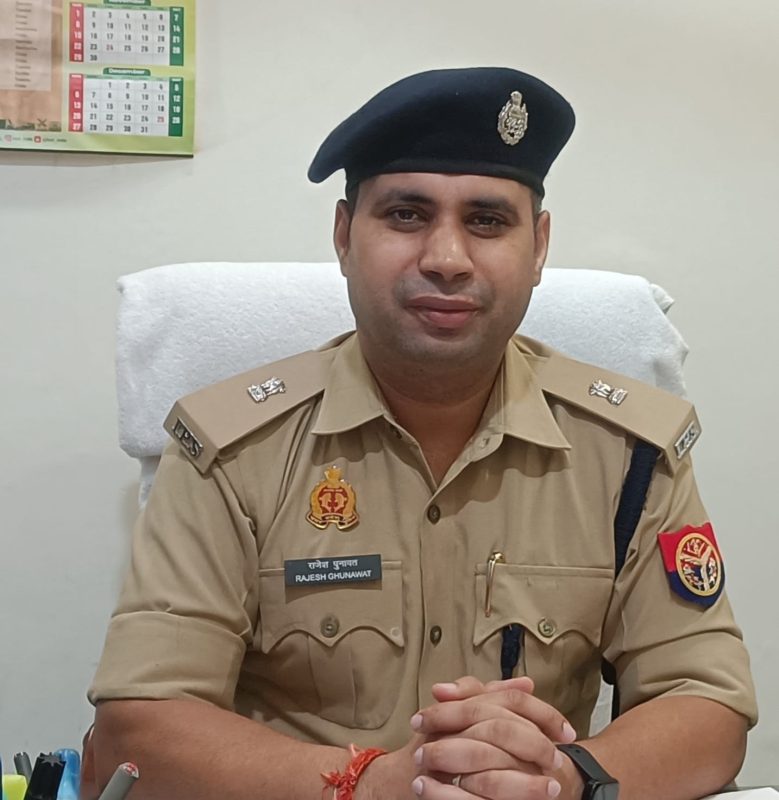 गोरखपुर के नवागत एसपी नॉर्थ राजेश गुनावत ने कार्यभार किया ग्रहण